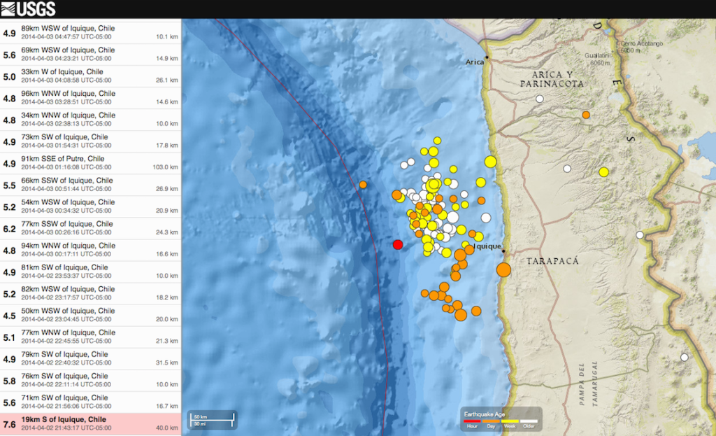 Terremotos Chile