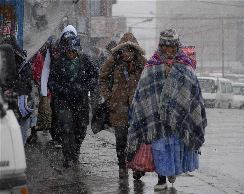 Una ola de frío causa la muerte de tres personas en Bolivia