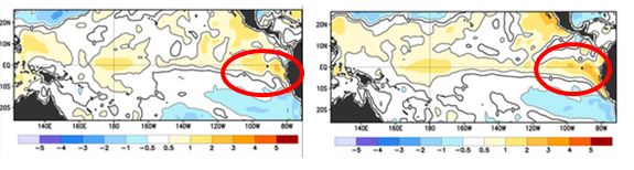 Figura 1. Anomalía de la Temperatura Superficial del Mar Mayo 2014 fuente: NOAA
