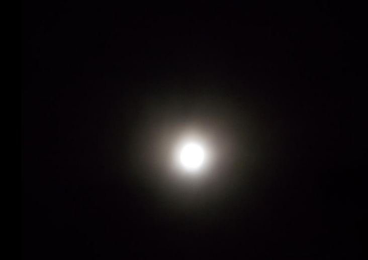 Superluna vista en Bucaramanga, Foto: Eduardo Rodriguez
